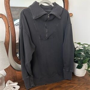 Aerie half zip sweater